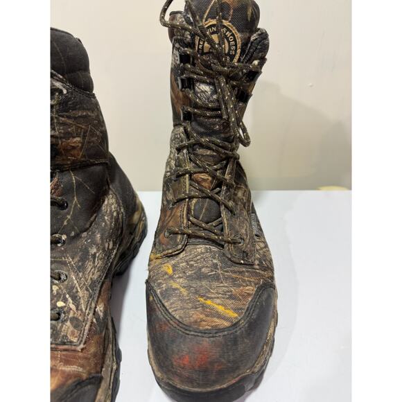 Irish Setter Red Wing Camo Mens Shadow Trek Waterproof hunting boots Mens Size 9